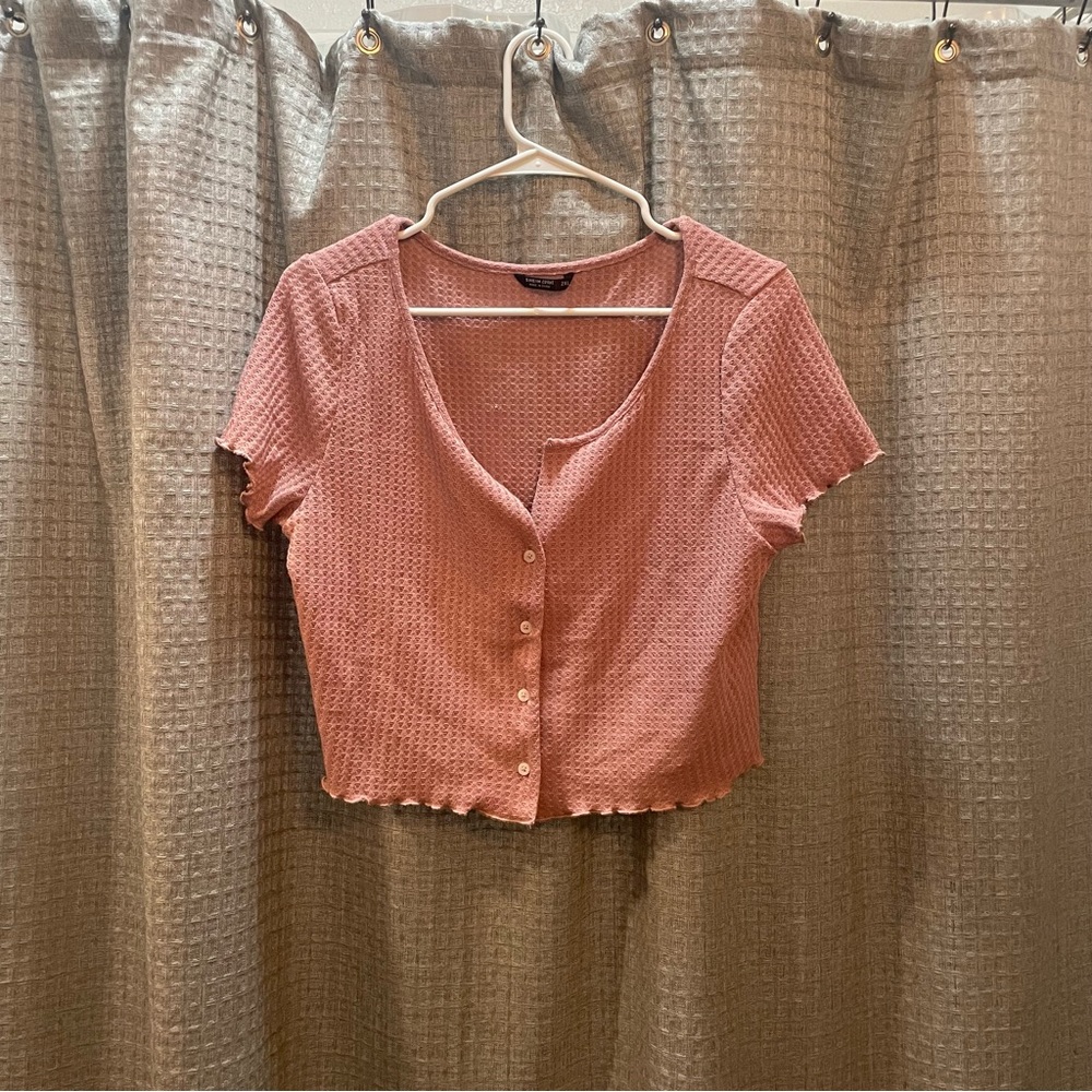 Knit crop top